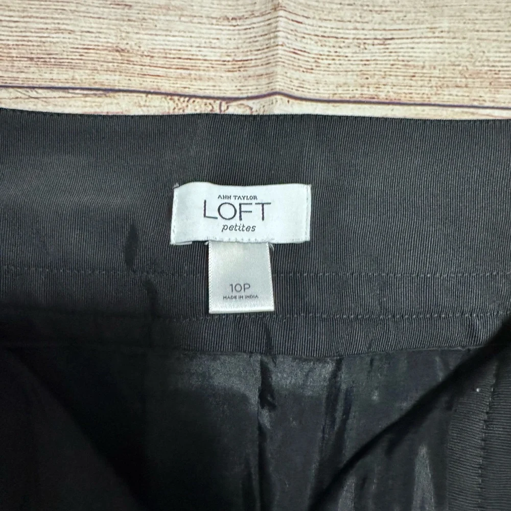 LOFT Petites Gray Tweed Mini Skirt – Size 10 Petite - Picture 3 of 3